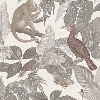 Galerie Wallcoverings Product Code 18501 - Into The Wild Wallpaper Collection - Greige Colours -  