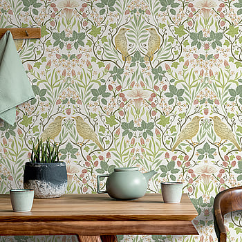 Galerie Wallcoverings Product Code 47620 - Heritage Wallpaper Collection - white Colours -  