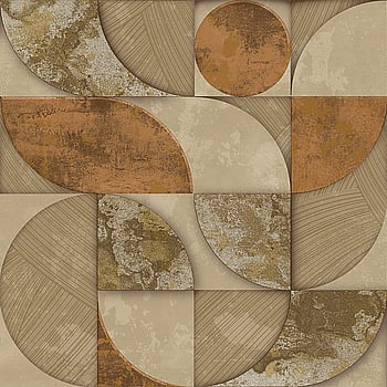 Galerie Wallcoverings Product Code 49312 - Stratum Wallpaper Collection - gold orange brown Colours -  