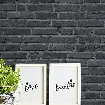Galerie Wallcoverings Product Code BB51103 - Bricks And More Wallpaper Collection - Grey Black Colours -  