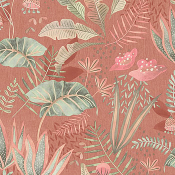 Galerie Wallcoverings Product Code FL61122 - Flourish Wallpaper Collection - Beige/Green Colours -  