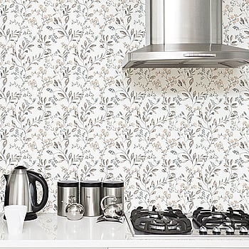 Galerie Wallcoverings Product Code G45454 - Just Kitchens Wallpaper Collection - Grey Beige Colours -  