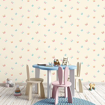Galerie Wallcoverings Product Code G56007 - Just 4 Kids Wallpaper Collection - Yellow Pink Blue Orange Colours -  