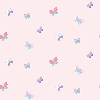 Galerie Wallcoverings Product Code G56008 - Just 4 Kids Wallpaper Collection - Pink Blue Purple Colours -  