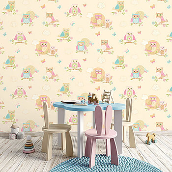 Galerie Wallcoverings Product Code G56035 - Just 4 Kids Wallpaper Collection - Yellow Pink Blue Orange Colours -  