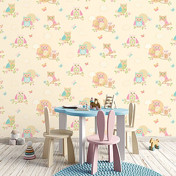 Galerie Wallcoverings Product Code G56035 - Just 4 Kids Wallpaper Collection - Yellow Pink Blue Orange Colours -  