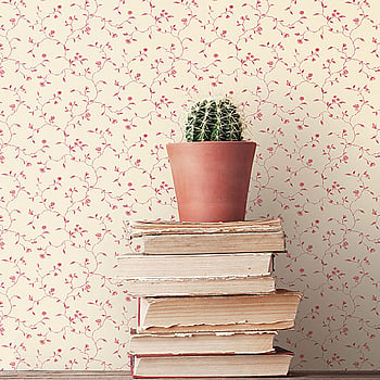 Galerie Wallcoverings Product Code G67925 - Miniatures 2 Wallpaper Collection - Red Cream Colours -  