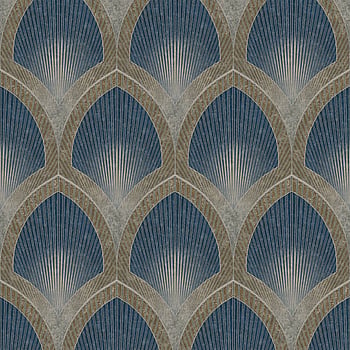 Galerie Wallcoverings Product Code G68083 - Special FX 2 Wallpaper Collection - Navy, Taupe Colours -  