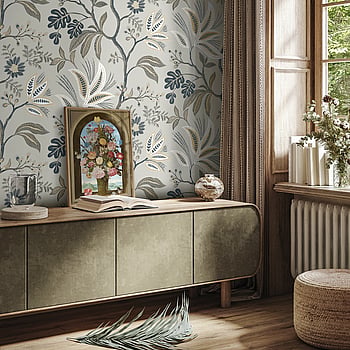 Galerie Wallcoverings Product Code TJ41108 - Mulberry Tree Wallpaper Collection - Grey Colours -  