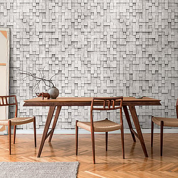Galerie Wallcoverings Product Code WH45211M - Welcome Home Murals Wallpaper Collection - Grey, White Colours -  